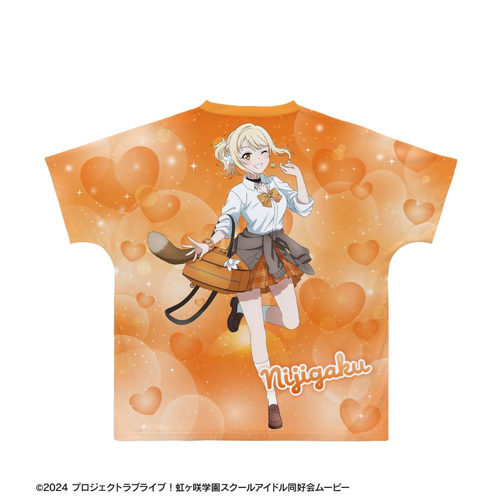 ラブライブ!虹ヶ咲学園スクールアイドル同好会 描き下ろし 宮下 愛 ギャル制服ver. フルグラフィックTシャツユニセックス(サイズ/XXS) 画像 3 | AniSmile