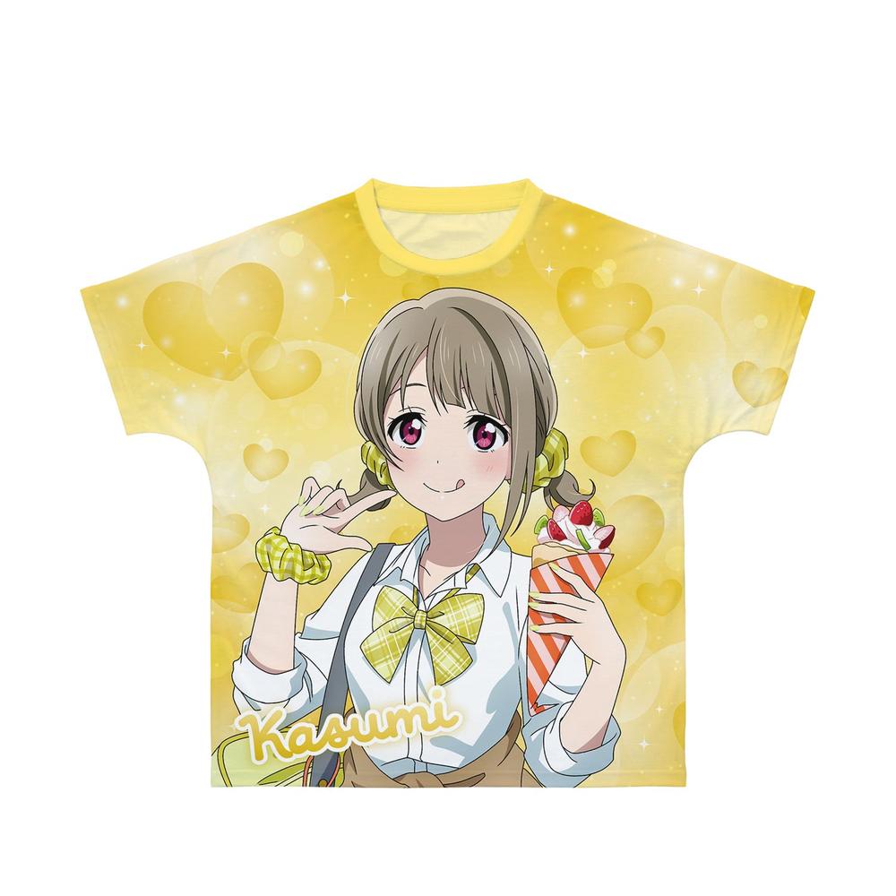 ラブライブ!虹ヶ咲学園スクールアイドル同好会 描き下ろし 中須かすみ ギャル制服ver. フルグラフィックTシャツユニセックス(サイズ/XXS) - 公式商品画像 | AniSmile