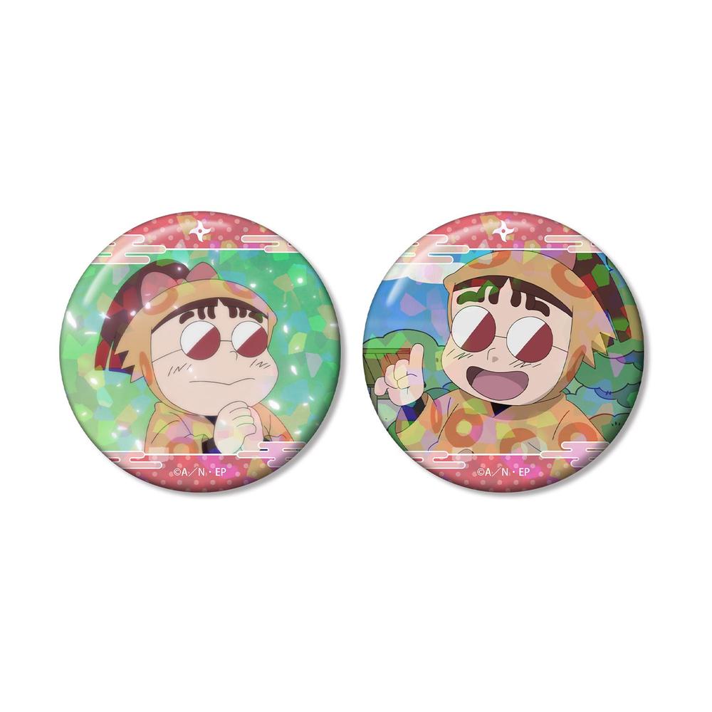 忍たま乱太郎 山ぶ鬼 場面写ホログラム缶バッジ2個セット - 公式商品画像 | AniSmile