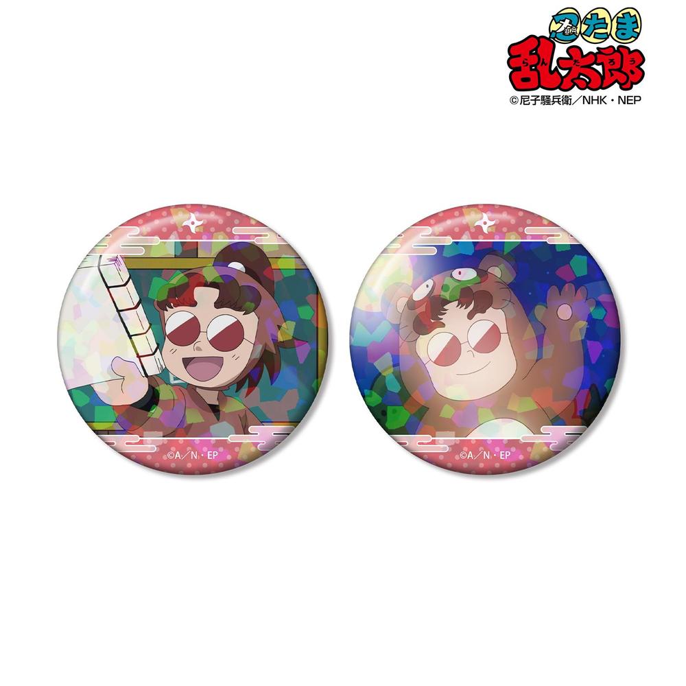 忍たま乱太郎 いぶ鬼 場面写ホログラム缶バッジ2個セット 画像 2 | AniSmile