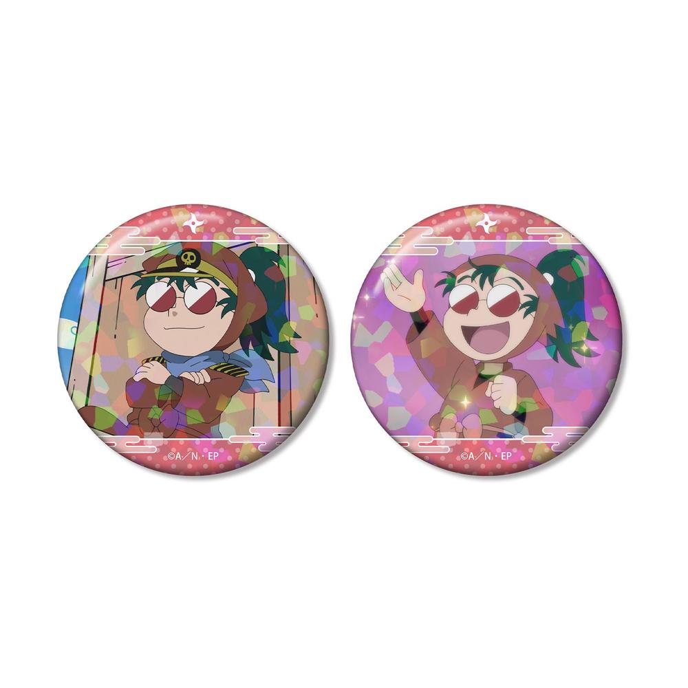 忍たま乱太郎 しぶ鬼 場面写ホログラム缶バッジ2個セット - 公式商品画像 | AniSmile