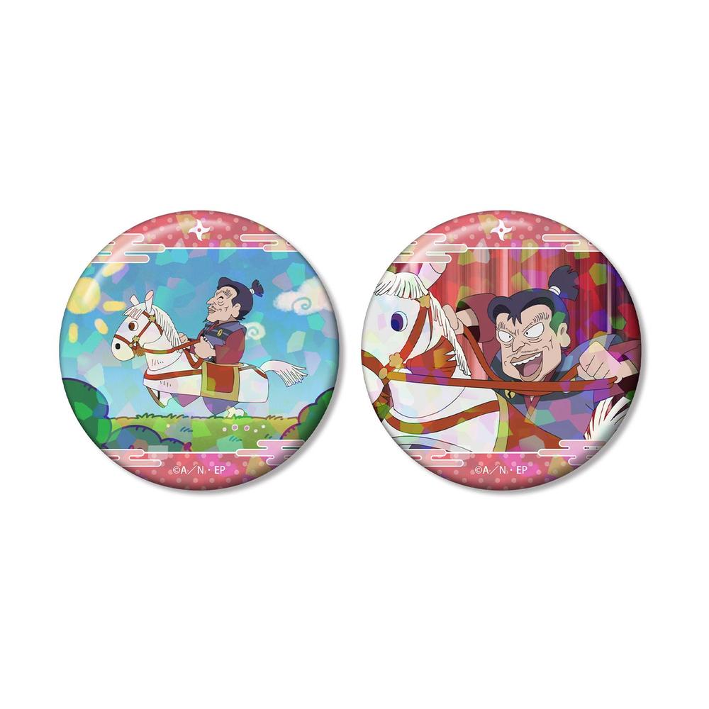 忍たま乱太郎 木野小次郎竹高 場面写ホログラム缶バッジ2個セット - 公式商品画像 | AniSmile