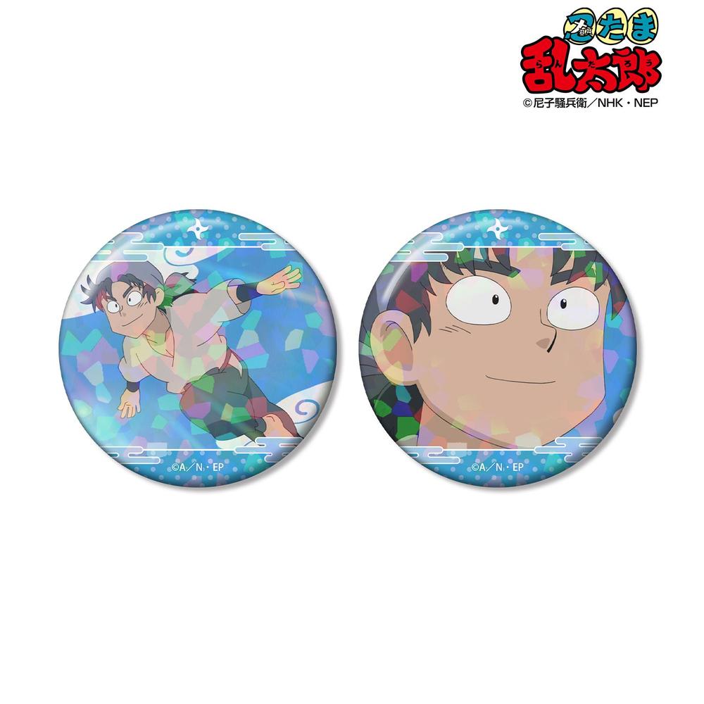忍たま乱太郎 重 場面写ホログラム缶バッジ2個セット 画像 2 | AniSmile