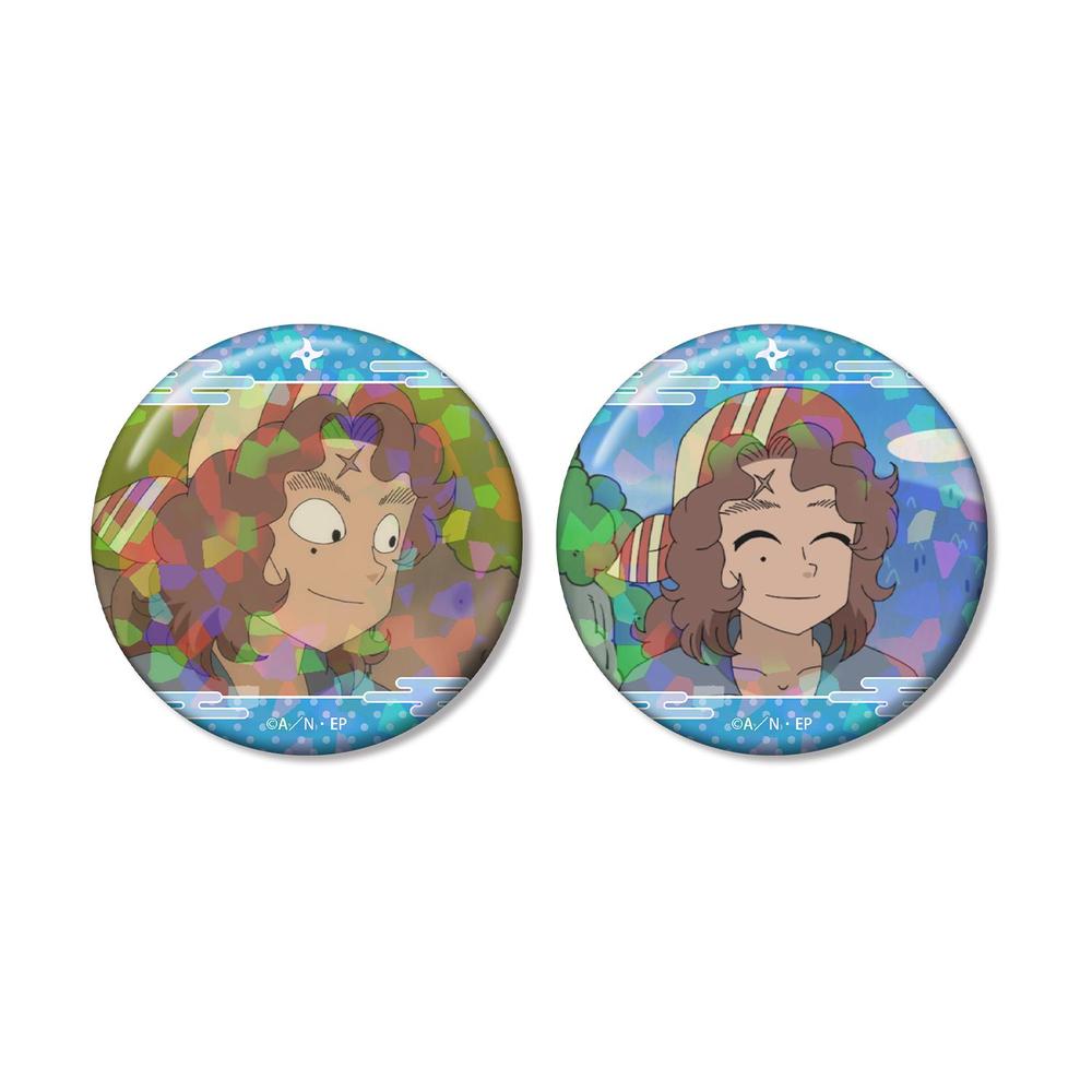 忍たま乱太郎 義丸 場面写ホログラム缶バッジ2個セット - 公式商品画像 | AniSmile