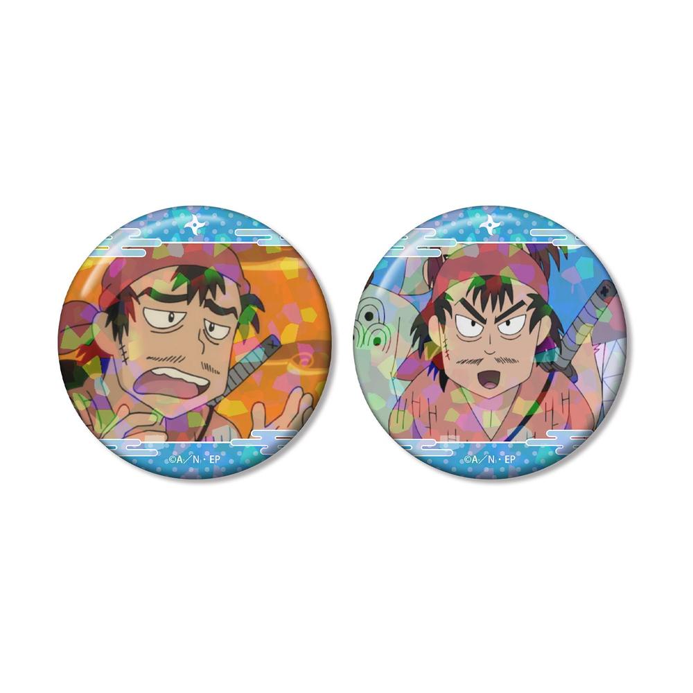 忍たま乱太郎 疾風 場面写ホログラム缶バッジ2個セット - 公式商品画像 | AniSmile