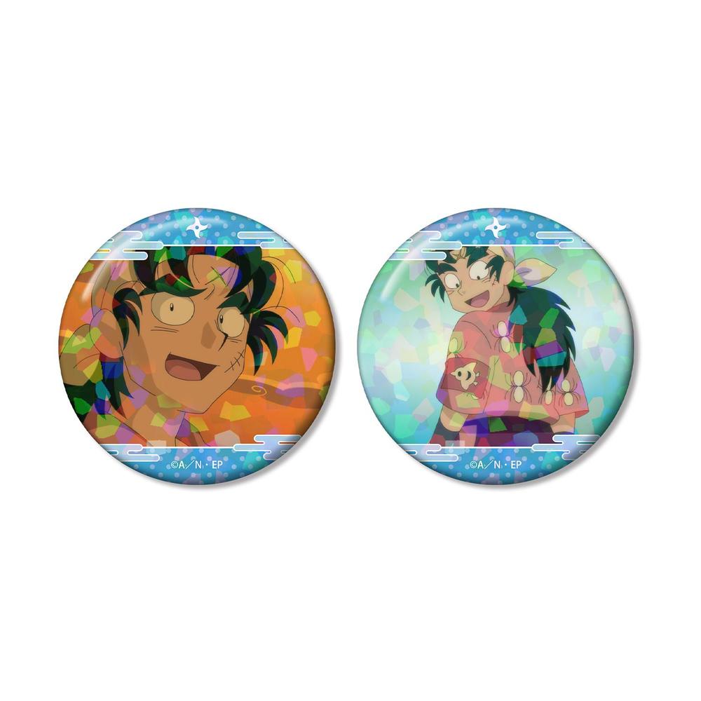 忍たま乱太郎 鬼蜘蛛丸 場面写ホログラム缶バッジ2個セット - 公式商品画像 | AniSmile