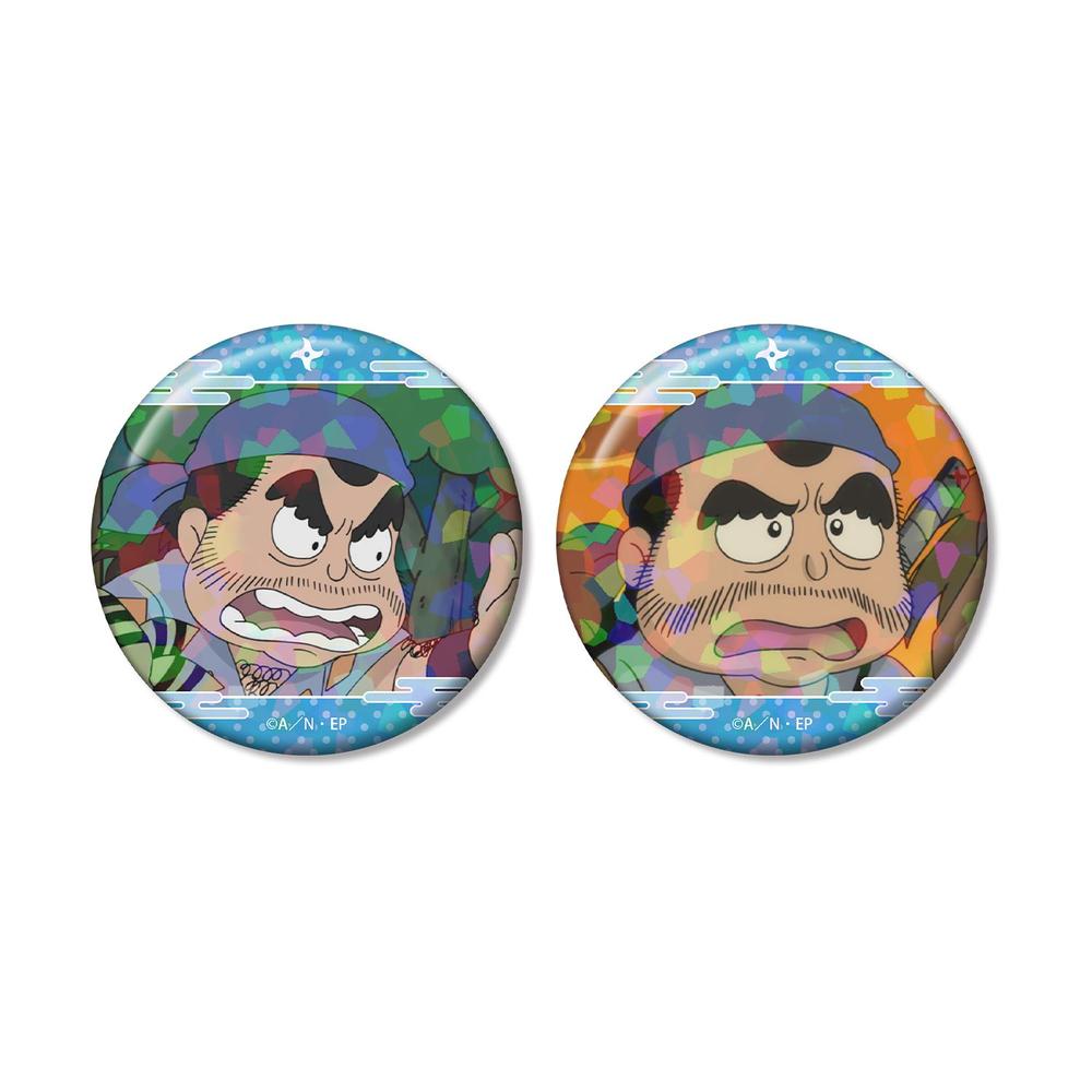 忍たま乱太郎 由良四郎 場面写ホログラム缶バッジ2個セット - 公式商品画像 | AniSmile