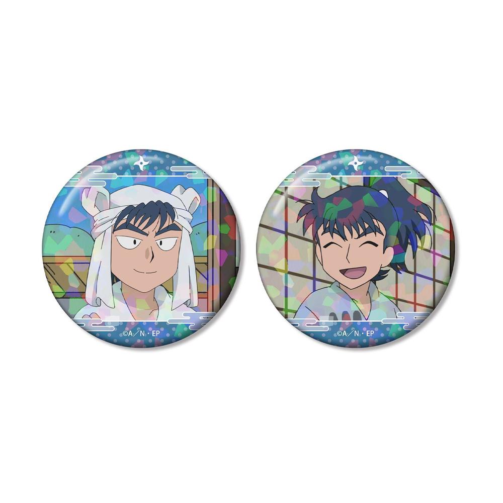 忍たま乱太郎 錫高野与四郎 場面写ホログラム缶バッジ2個セット - 公式商品画像 | AniSmile