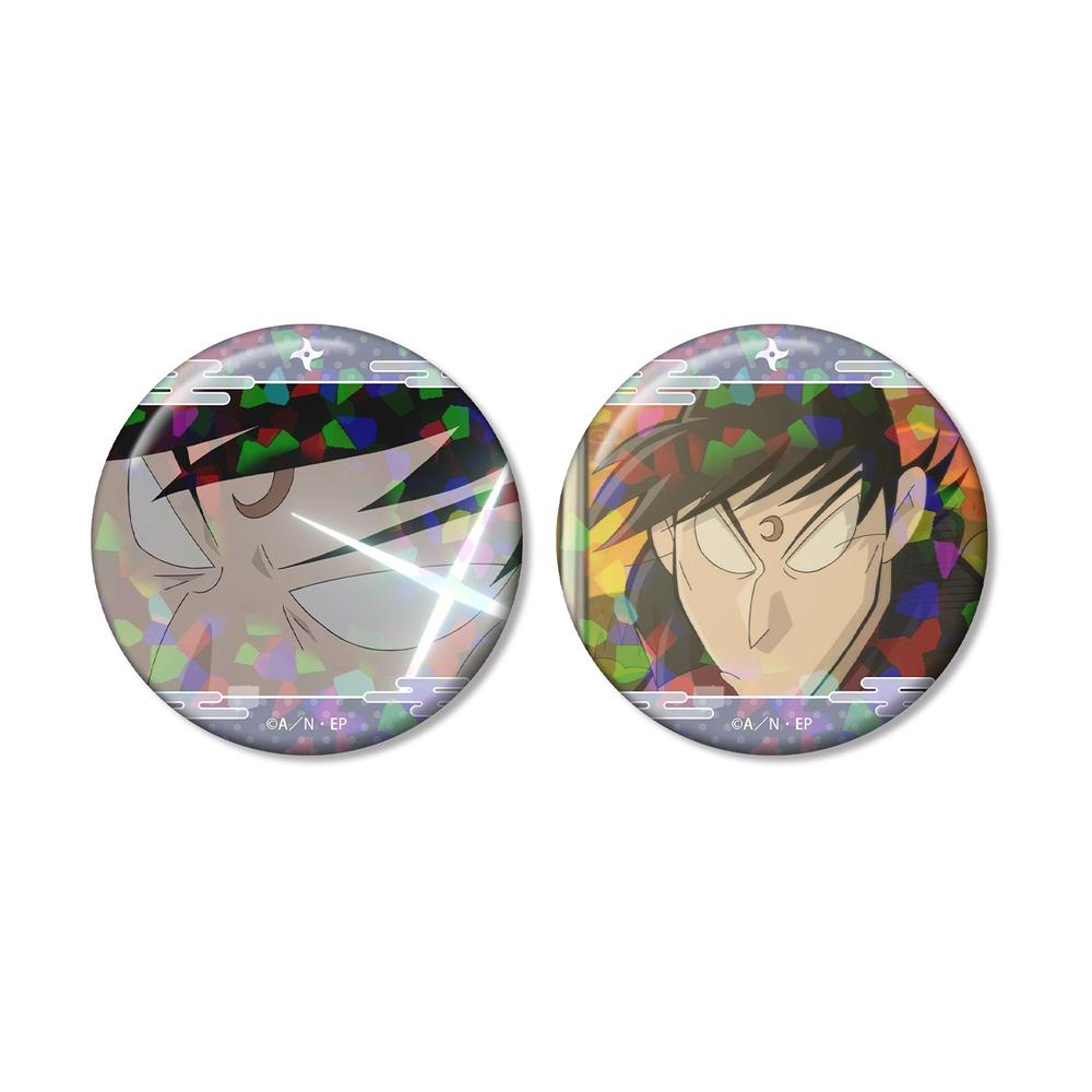 忍たま乱太郎 戸部新左ヱ門 場面写ホログラム缶バッジ2個セット - 公式商品画像 | AniSmile