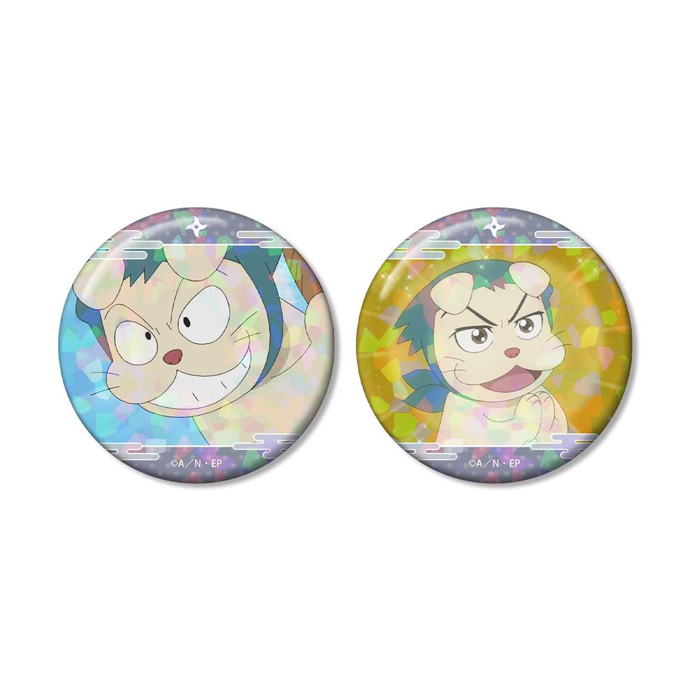 忍たま乱太郎 ヘムヘム 場面写ホログラム缶バッジ2個セット - 公式商品画像 | AniSmile