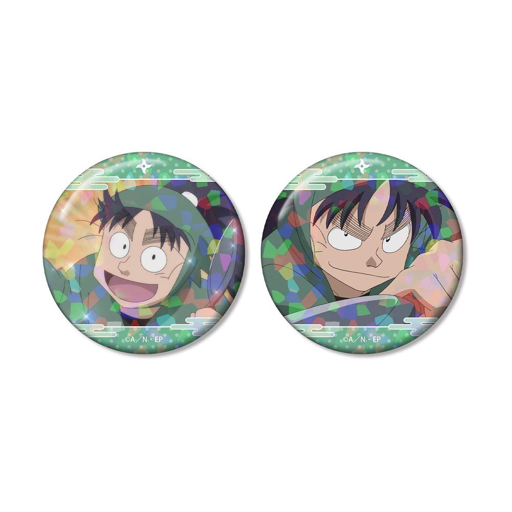 忍たま乱太郎 七松小平太 場面写ホログラム缶バッジ2個セット - 公式商品画像 | AniSmile
