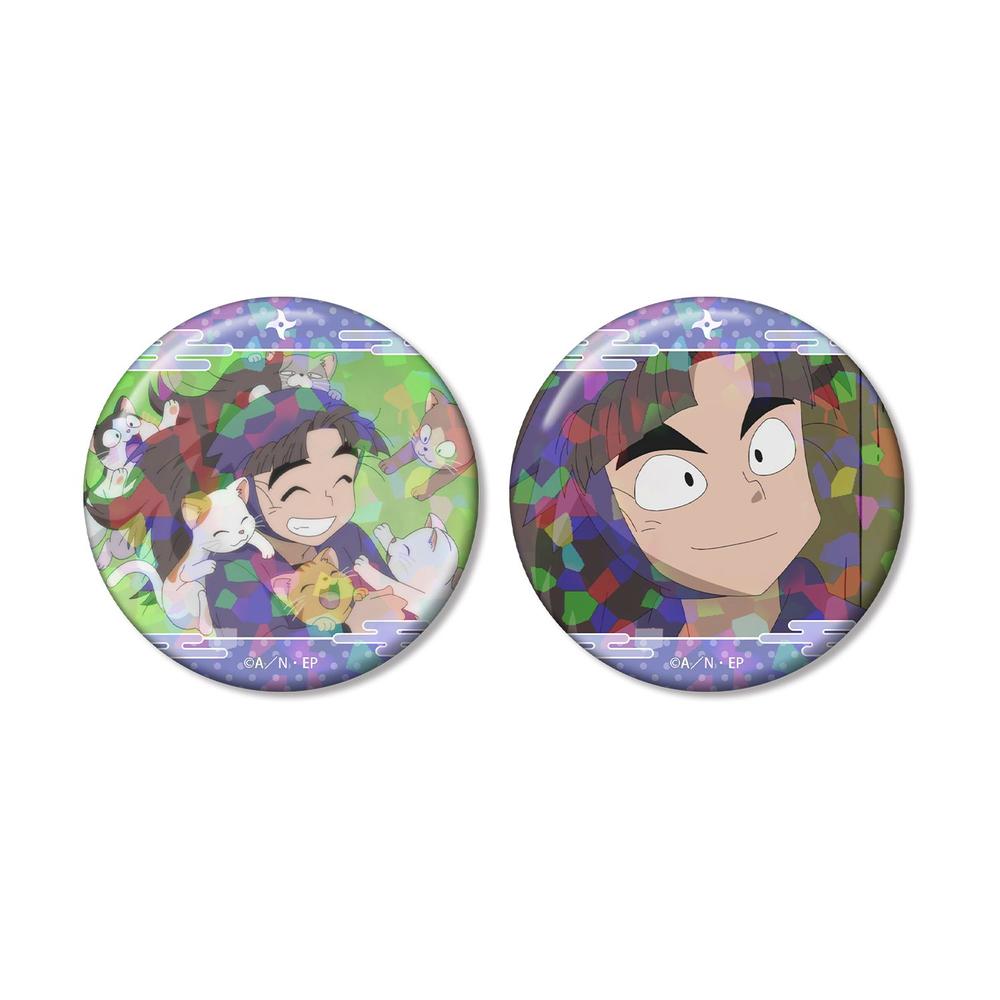 忍たま乱太郎 竹谷八左ヱ門 場面写ホログラム缶バッジ2個セット - 公式商品画像 | AniSmile