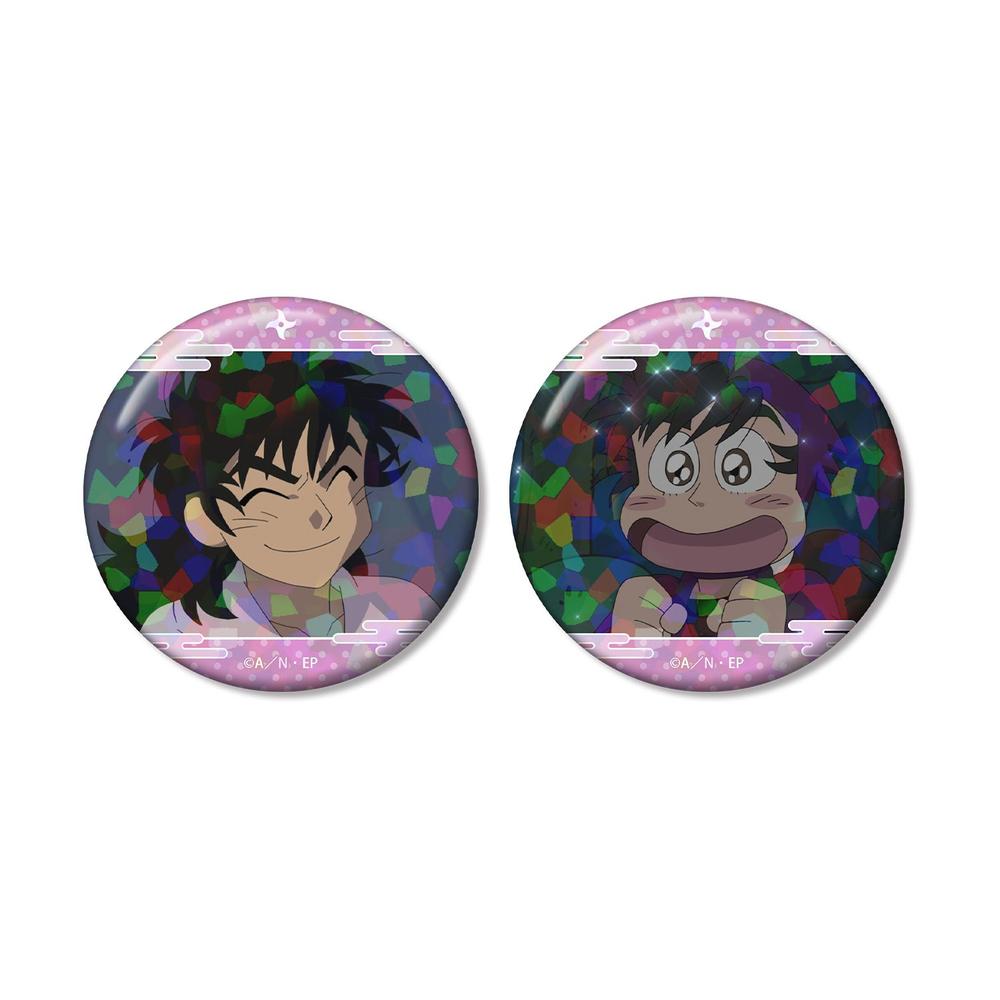 忍たま乱太郎 浜守一郎 場面写ホログラム缶バッジ2個セット - 公式商品画像 | AniSmile