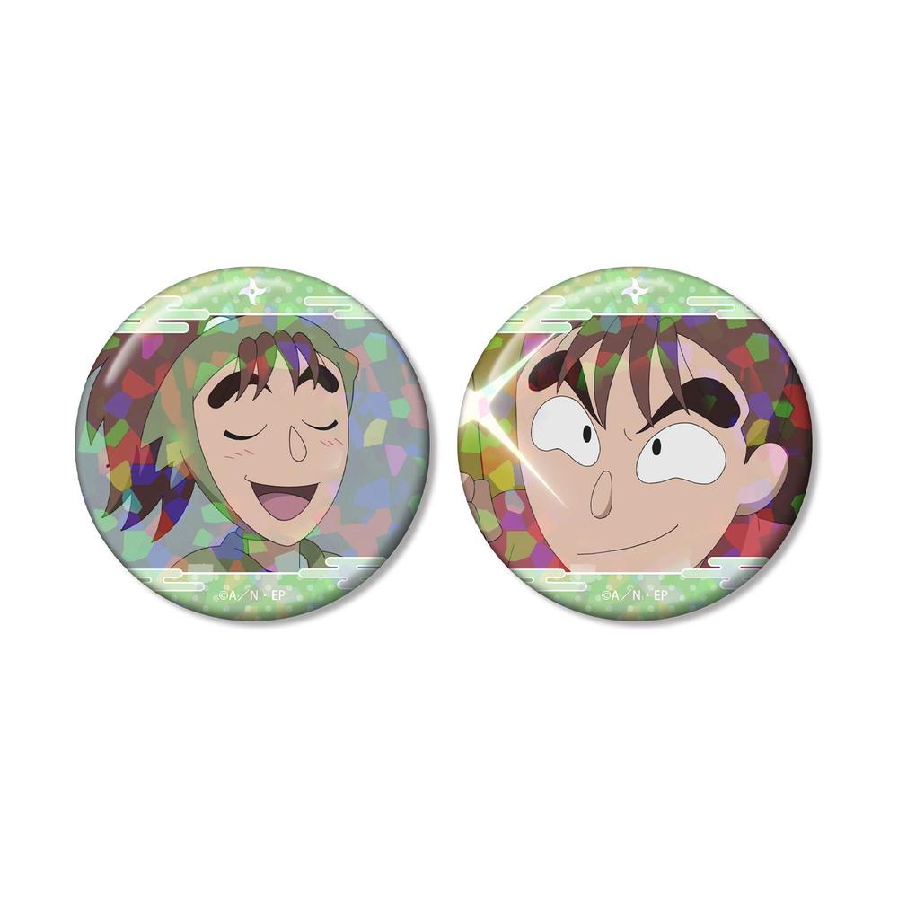 忍たま乱太郎 次屋三之助 場面写ホログラム缶バッジ2個セット - 公式商品画像 | AniSmile