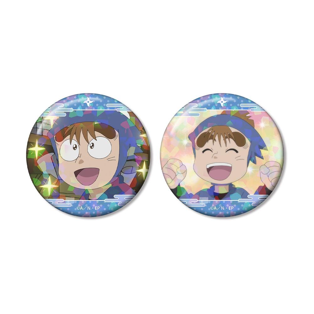 忍たま乱太郎 能勢久作 場面写ホログラム缶バッジ2個セット - 公式商品画像 | AniSmile