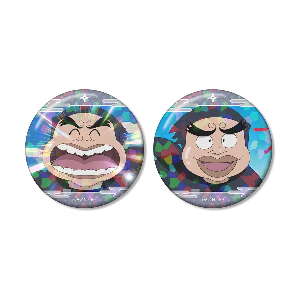 忍たま乱太郎 日向墨男 場面写ホログラム缶バッジ2個セット - 公式商品画像 | AniSmile