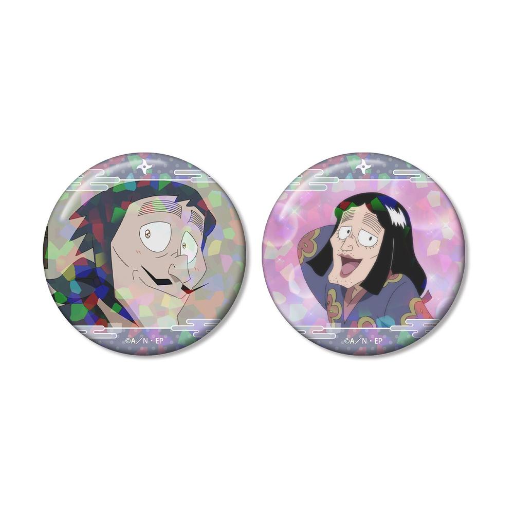 忍たま乱太郎 山田伝蔵 場面写ホログラム缶バッジ2個セット - 公式商品画像 | AniSmile