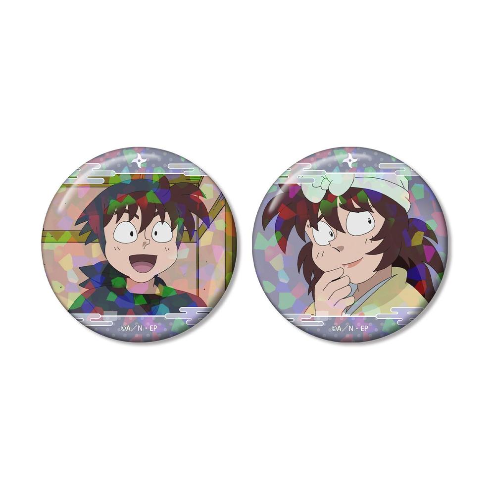 忍たま乱太郎 土井半助 場面写ホログラム缶バッジ2個セット - 公式商品画像 | AniSmile