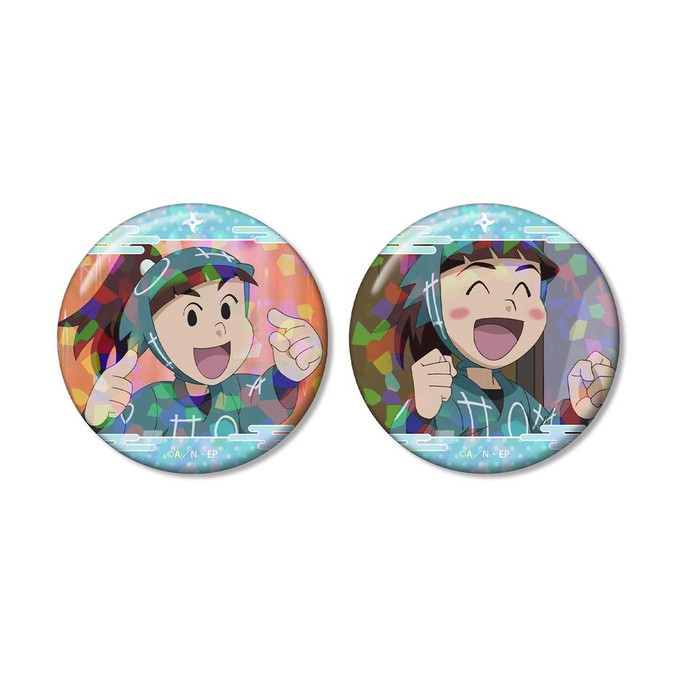 忍たま乱太郎 笹山兵太夫 場面写ホログラム缶バッジ2個セット - 公式商品画像 | AniSmile