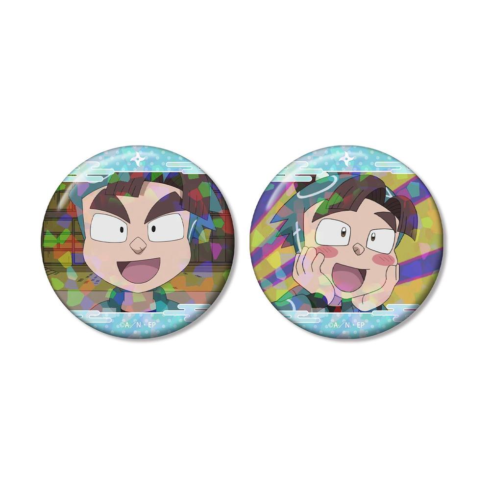忍たま乱太郎 皆本金吾 場面写ホログラム缶バッジ2個セット - 公式商品画像 | AniSmile
