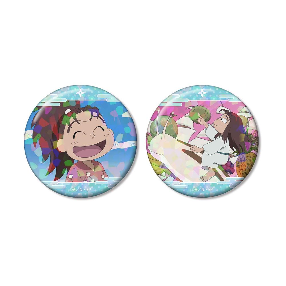 忍たま乱太郎 山村喜三太 場面写ホログラム缶バッジ2個セット - 公式商品画像 | AniSmile