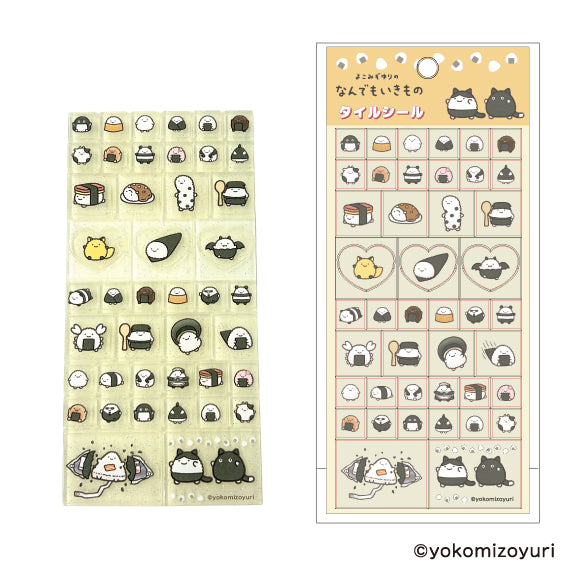なんでもいきもの タイルシール (イエロー) - 公式商品画像 | AniSmile