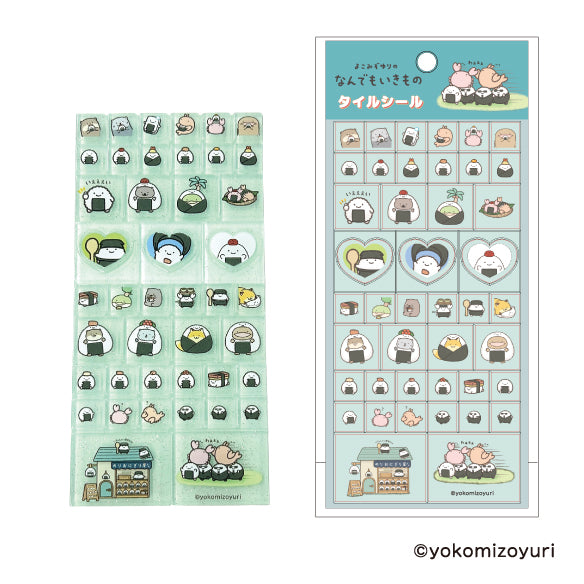 なんでもいきもの タイルシール (ミントグリーン) - 公式商品画像 | AniSmile
