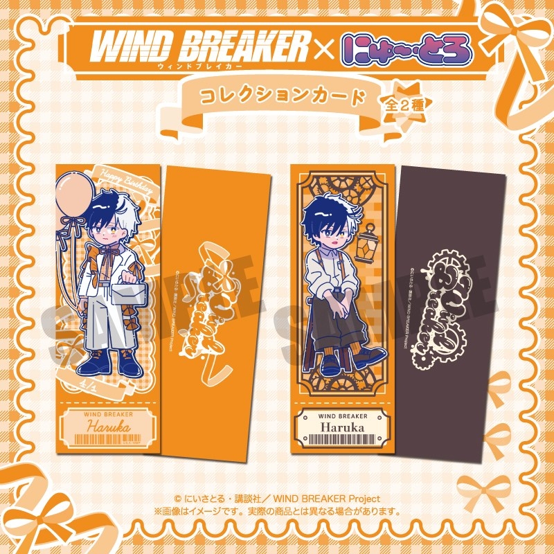 TVアニメ「WIND BREAKER」 にゅ〜とろ バースデーグッズ 桜遥 コレクションカード B 画像 2 | AniSmile