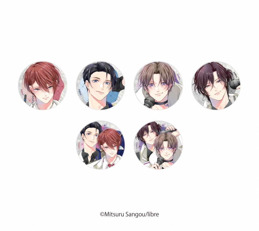 マスク男子は恋したくないのに ランダム描き下ろし缶バッジ 単品 - 公式商品画像 | AniSmile