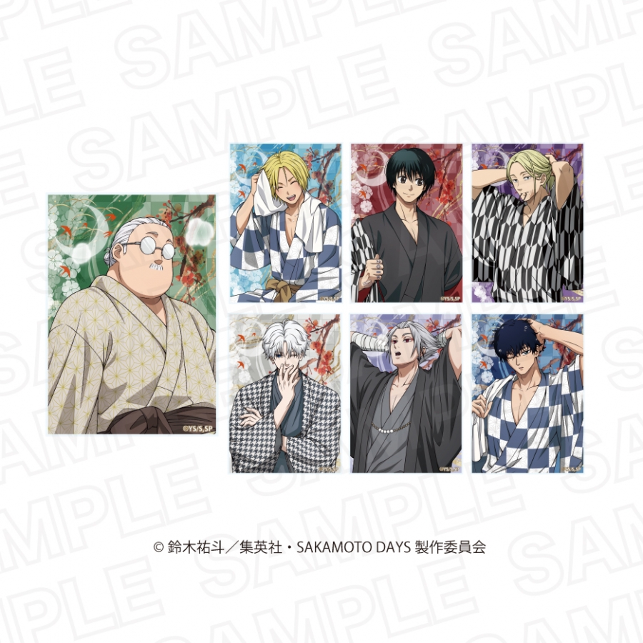 SAKAMOTO DAYS ランダムアクリルカード まつり湯ver. - official product image | AniSmile