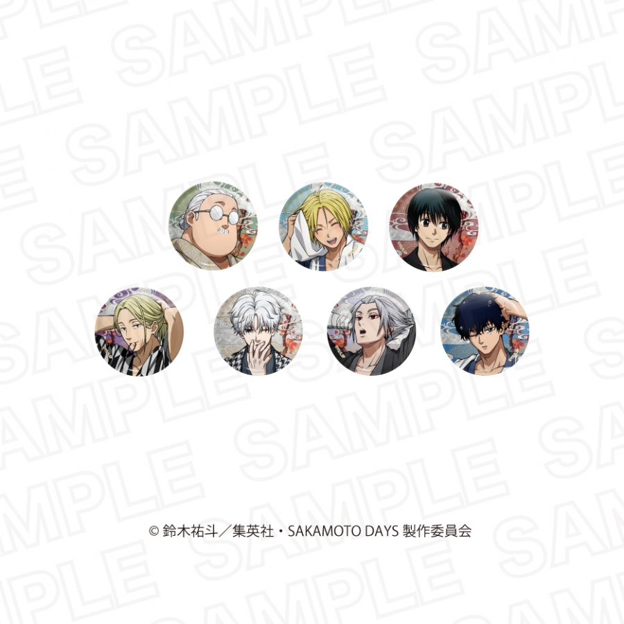 SAKAMOTO DAYS ランダム缶バッジ まつり湯ver - 公式商品画像 | AniSmile