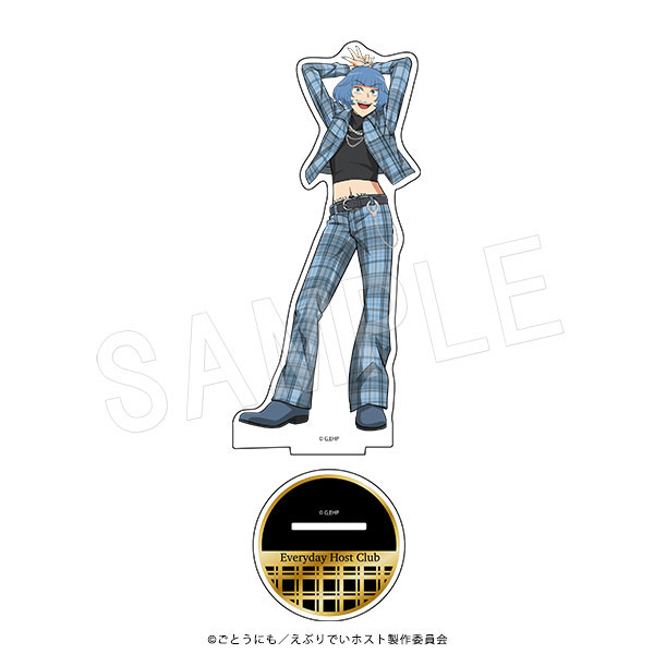 アニメ「えぶりでいホスト」 アクリルフィギュアスタンド チェックver. ミオ - 公式商品画像 | AniSmile