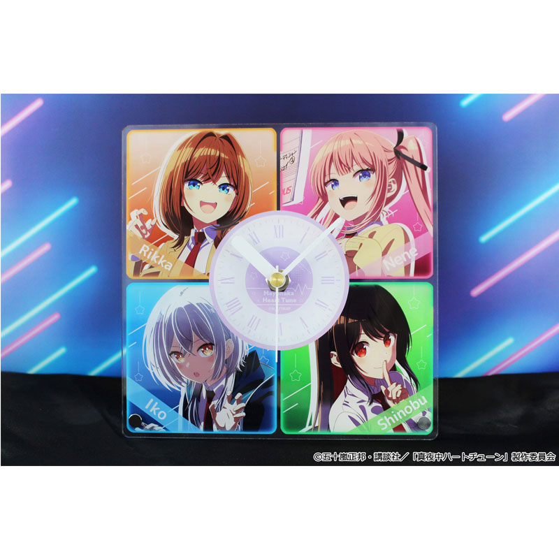 真夜中ハートチューン アクリル置時計 画像 2 | AniSmile
