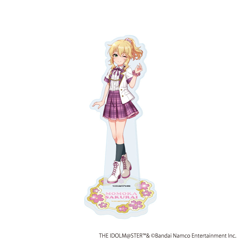 アクリルスタンド「アイドルマスター シンデレラガールズ」27/櫻井桃華 制服アイドル衣装風(描き下ろしイラスト) - 公式商品画像 | AniSmile