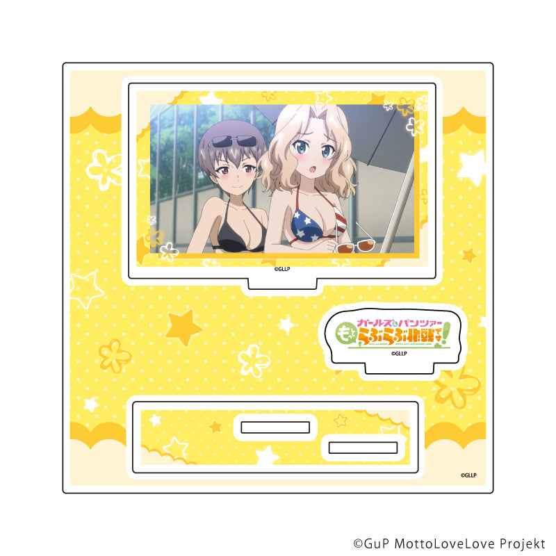 アクリルスタンドプレート「ガールズ&パンツァー もっとらぶらぶ作戦です!」06/B(場面写イラスト) - 公式商品画像 | AniSmile