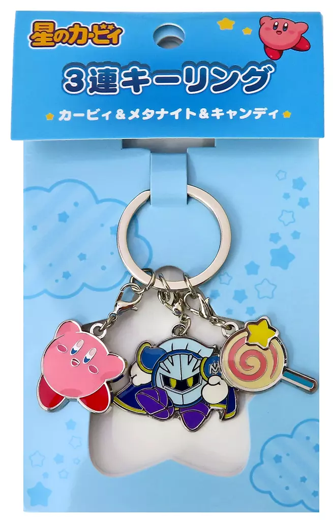 星のカービィ3連KR(カービィ&メタナイト&キャンディ)N - 公式商品画像 | AniSmile