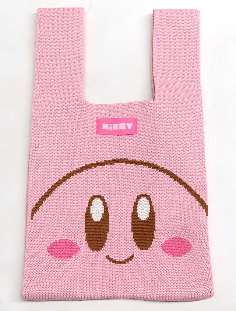 星のカービィニットトートバッグ(にっこり) - 公式商品画像 | AniSmile