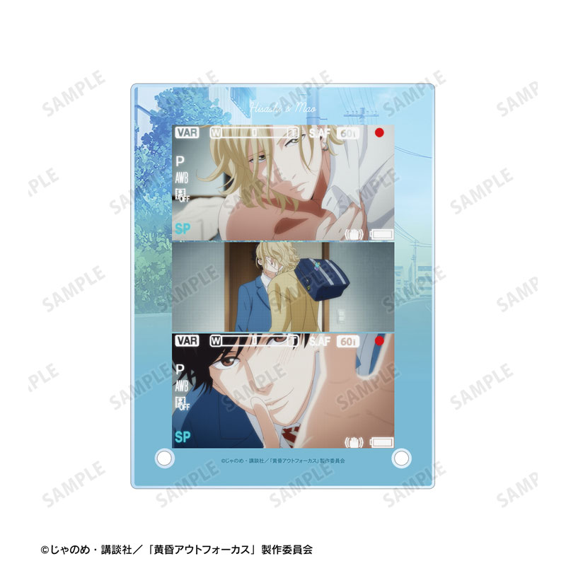 TVアニメ「黄昏アウトフォーカス」 寿×真央 場面写A6アクリルパネル ver.A Image 5 | AniSmile