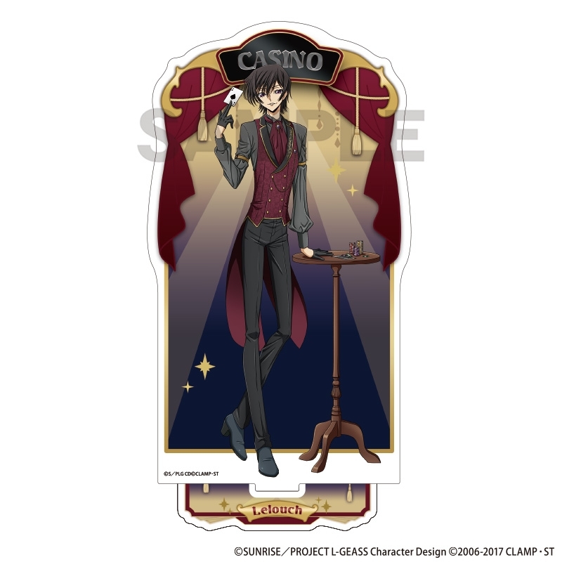 コードギアス 反逆のルルーシュ アクリルスタンド ルルーシュ カジノA - 公式商品画像 | AniSmile