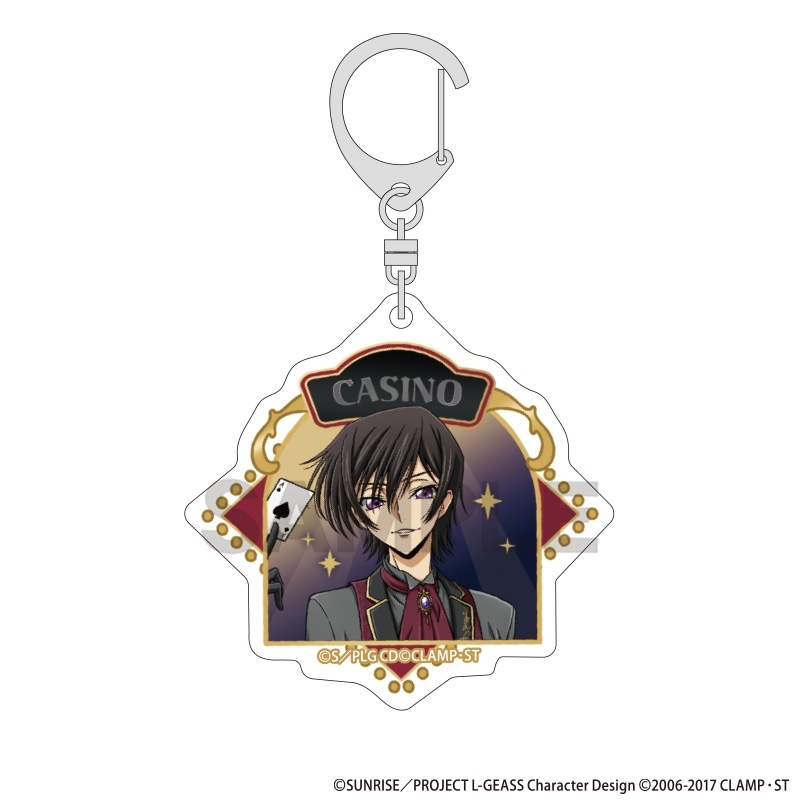 コードギアス 反逆のルルーシュ トレーディングアクリルキーホルダー カジノ 画像 2 | AniSmile