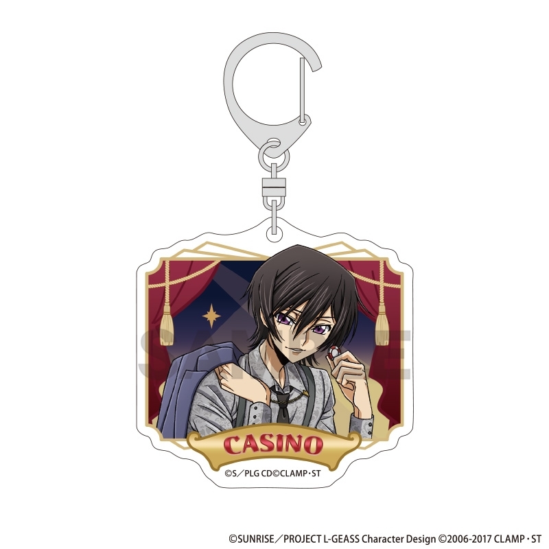 コードギアス 反逆のルルーシュ トレーディングアクリルキーホルダー カジノ 画像 4 | AniSmile