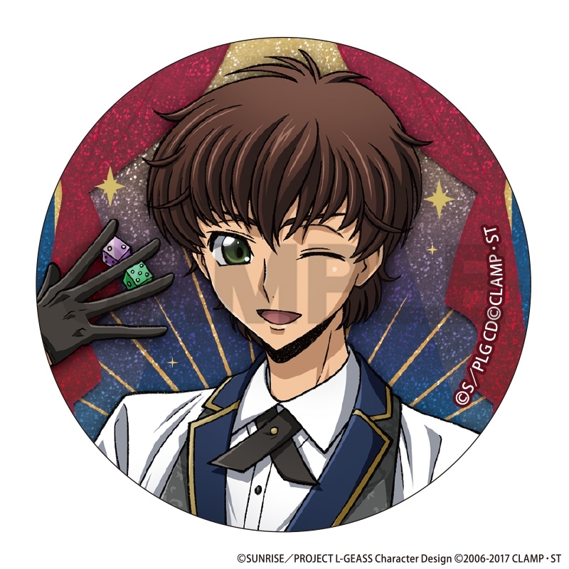 コードギアス 反逆のルルーシュ トレーディンググリッター缶バッジ カジノ 画像 5 | AniSmile