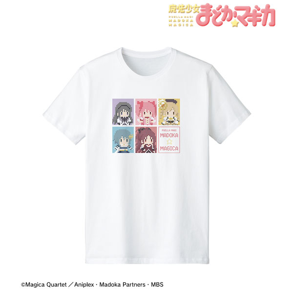TVアニメ「魔法少女まどか☆マギカ」 魔法少女集合 Tシャツ(ワンナイト人狼コラボドット絵ver.)メンズ(サイズ/XL) - 公式商品画像 | AniSmile