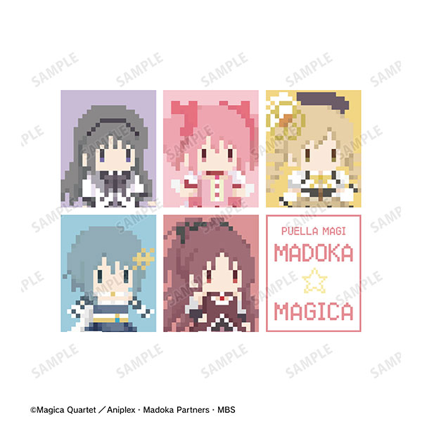 TVアニメ「魔法少女まどか☆マギカ」 魔法少女集合 Tシャツ(ワンナイト人狼コラボドット絵ver.)メンズ(サイズ/M) 画像 2 | AniSmile