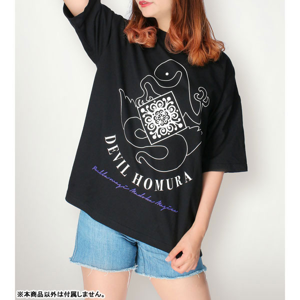 劇場版 魔法少女まどか☆マギカ[新編]叛逆の物語 悪魔ほむら BIGシルエットTシャツユニセックス(サイズ/XL) 画像 4 | AniSmile