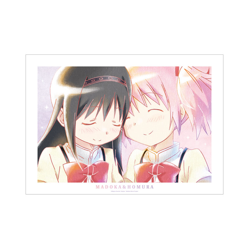劇場版 魔法少女まどか☆マギカ [前編] 始まりの物語/[後編] 永遠の物語 鹿目まどか&暁美ほむら Ani-Art aqua label 第2弾 A3マット加工ポスター 画像 2 | AniSmile