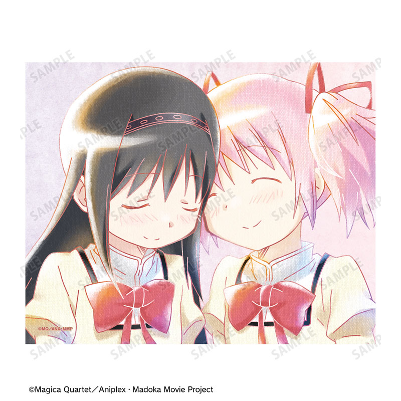劇場版 魔法少女まどか☆マギカ [前編] 始まりの物語/[後編] 永遠の物語 鹿目まどか&暁美ほむら Ani-Art aqua label 第2弾 キャンバスボード 画像 3 | AniSmile