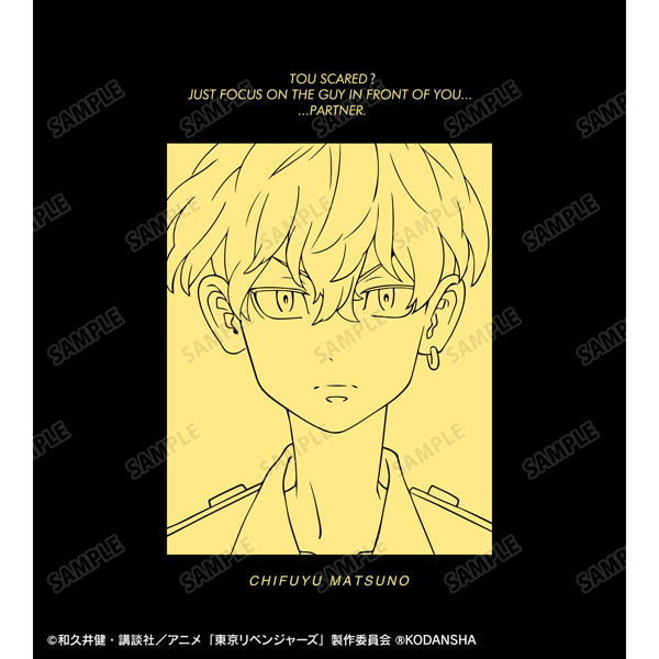 TVアニメ『東京リベンジャーズ』 松野 千冬 箔プリントTシャツメンズ(サイズ/XL) 画像 2 | AniSmile
