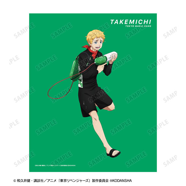 TVアニメ『東京リベンジャーズ』 描き下ろしイラスト 花垣 武道 ウォーターガンバトルver. キャンバスボード 画像 2 | AniSmile