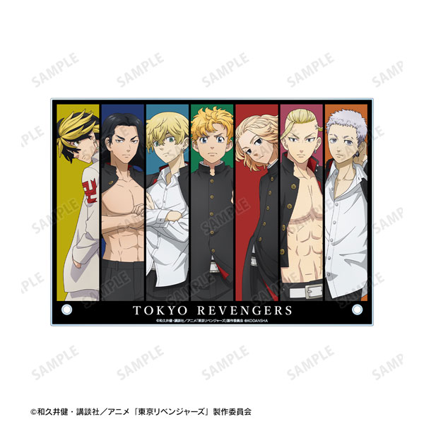 TVアニメ『東京リベンジャーズ』 描き下ろしイラスト 集合 応援団服ver. A5アクリルパネル ver.B Image 4 | AniSmile